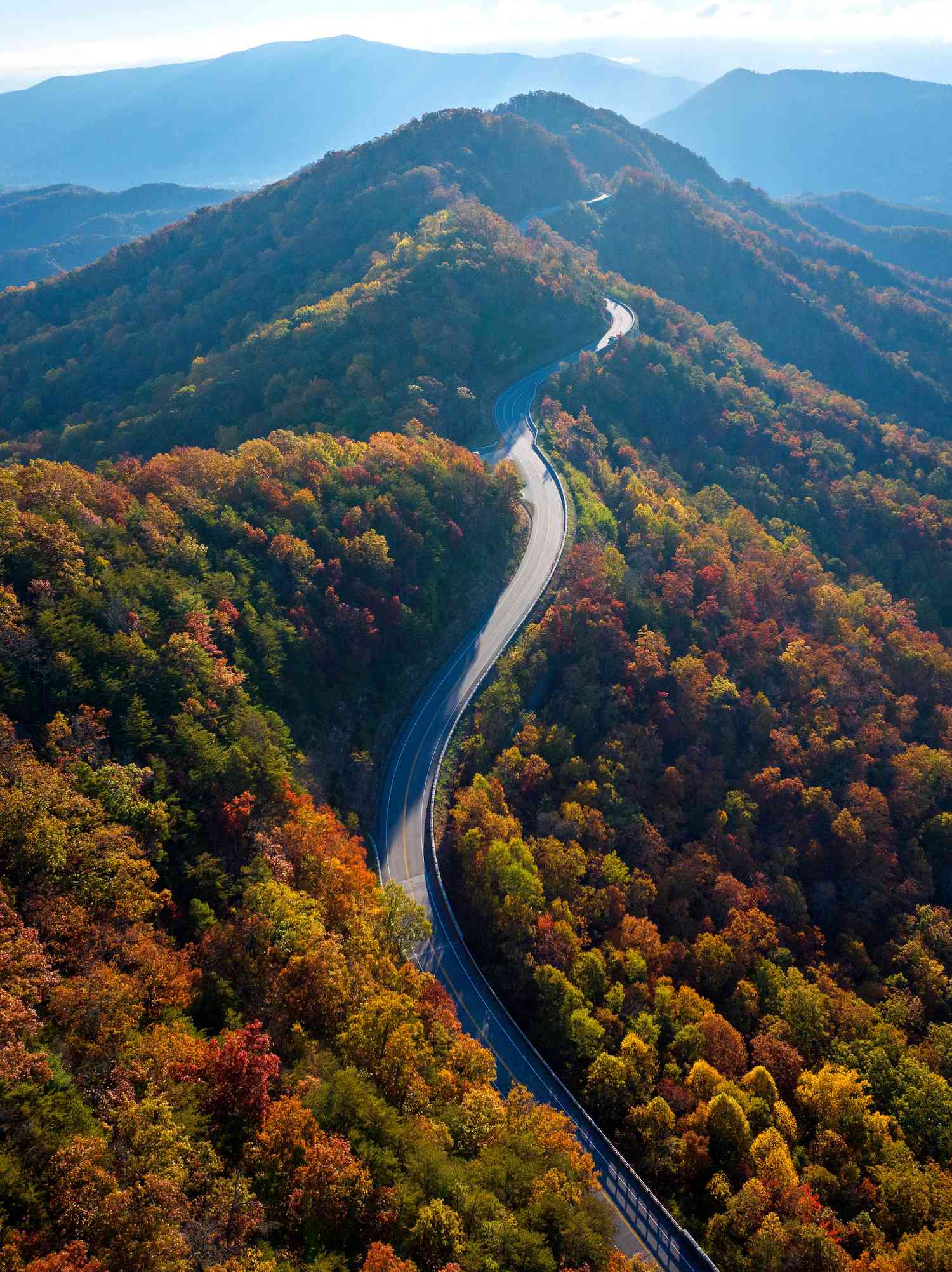 Scenic mountain road